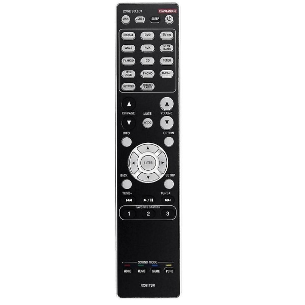 Rc017sr Replace Remote Control For Stereo Receiver Av Home Theater Receiver Sr6007 Nr1603 Sr5007