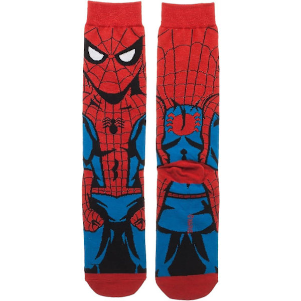 Marvel Spider-man Casual 360 Character Crew Socks för män