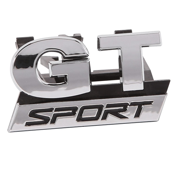 GT Sport Grill Car Emblem for Golf MK5 GT Sport Car Chrome plastic Badge