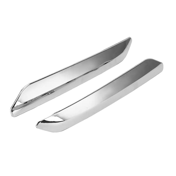 1 par Frontfangerbeskyttelse 9688244477 Slitesterk ABS Frontfangerdekselutskifting for Citroen C5 Wigslar