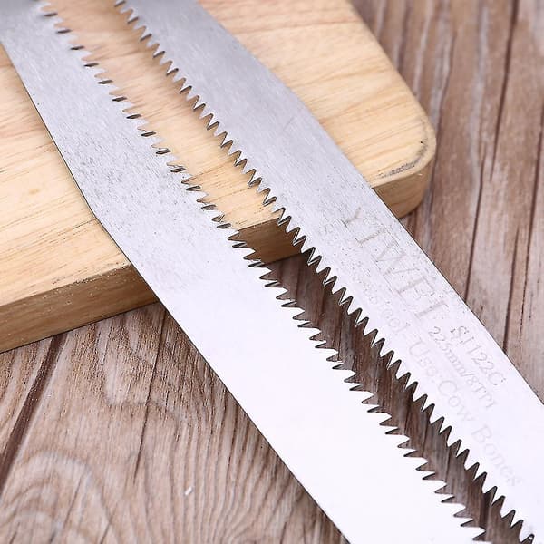 2 stk S1122c Rustfritt Stål Sagblad for Kapping av Bein, Kjøtt, Tre og Metall