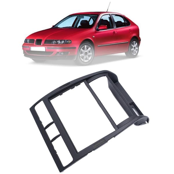 2Din Bil Stereo Audio Fascia Ramme DVD Afspiller GPS Navigation Panel til Seat Leon Toledo 1M