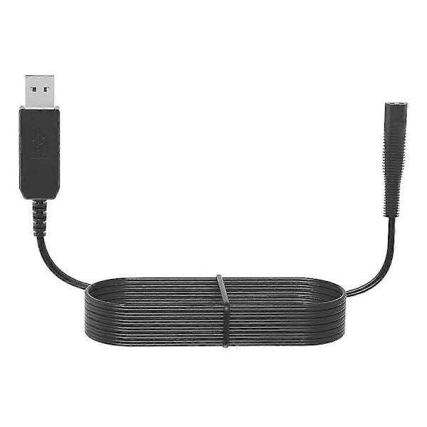 Parranajakoneen laturi Braun Series 3/7/5/1/9 partakoneille 370 3040s 310s USB-kaapeli
