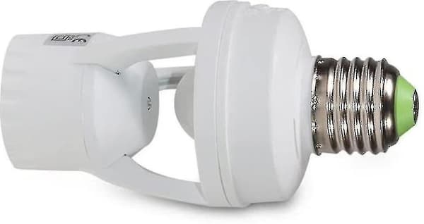 Lampahållare med Rörelsedetektor Säkerhetsdetektering E27 60W Rörelsesensor
