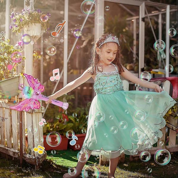 Prinsesse Boblestav-8787 i Rosa: Magisk Boblemaker