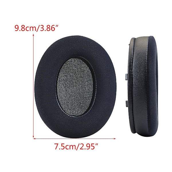 Komfortable Ørepude Memory Foam Ørepude Kølende Gel Ørepude Til WH1000XM4 Headset Støjisolerende & Komfort