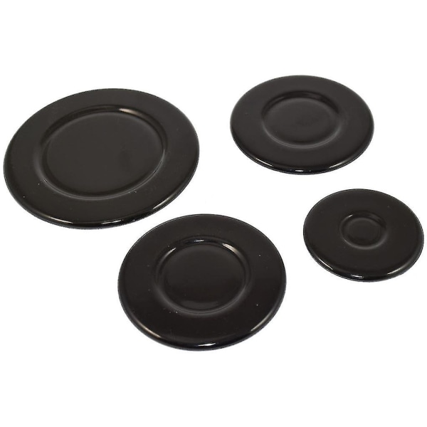 Universal Cooker Hob Gas Burner Cap 4 Piece Set 55mm 75mm 100mm