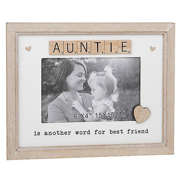 Joe Davies Wooden Auntie Photo Frame with Stand