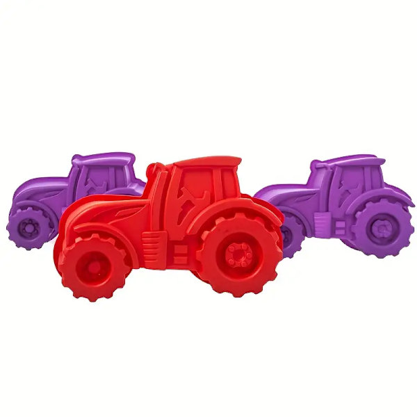 1 stk, Kakeform I Form Av En Traktor, 16,51 Cm X 26,92 Cm X 7,01 Cm, Bakeform, Bakepanne, Ovntilbehør, Rød