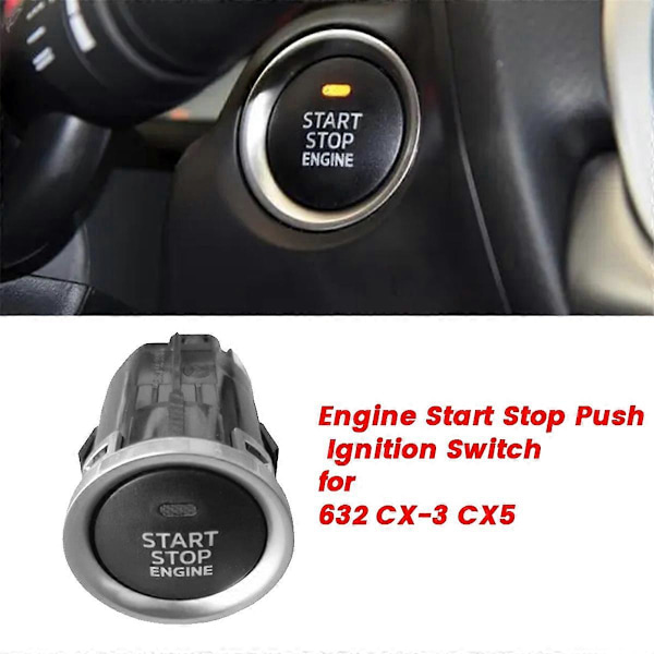 Motor Startknapp Tändningslås GKL1-66-3S0 BJS7-66-3S0 för Mazda 6/3/2 CX-3 CX-5 14-2
