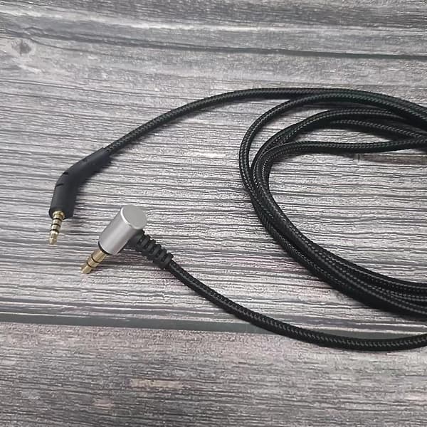 Audiokabel til Bowers P7 Headset - Udskiftningstilbehør - Sort