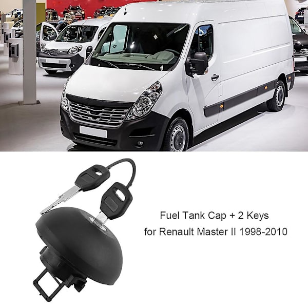 Låsbart tanklock med 2 nycklar för Renault Master II 1998-2010