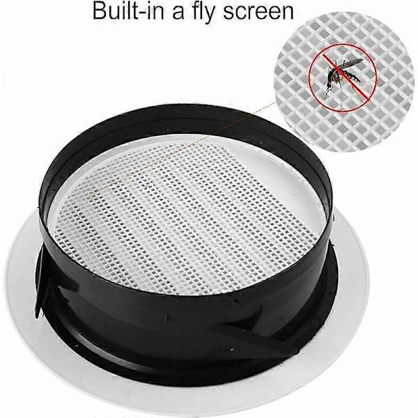 200 mm ventilationsutlopp med skyddsgaller - ABS (?200 mm)