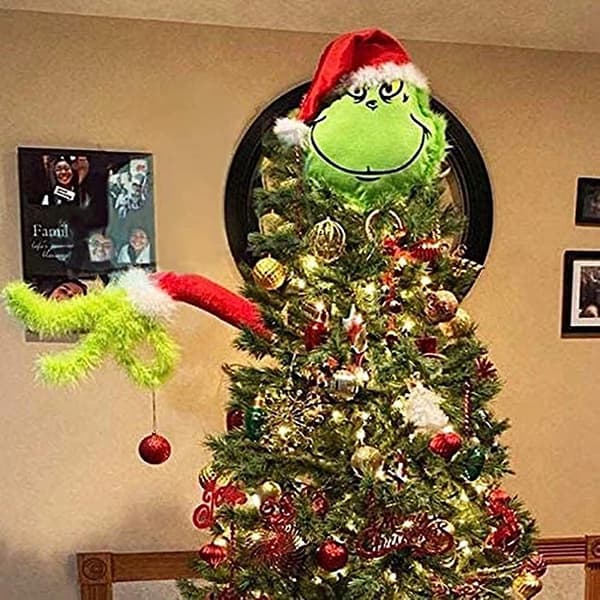 Juletyven Grinch Kroppsdekorasjon Grinch Juledekorasjon