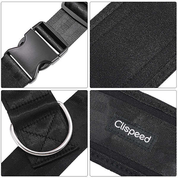 Clispeed Axelrem Gym Drag Resistance Hastighet Vikt Sport Träning Rem