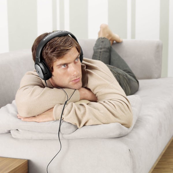 Sennheiser HD 201 Stängda Dynamiska Stereo Hörlurar för Studio, Live-uppträdanden och DJ:s