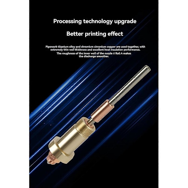 For Ender-3 V3 Hotend Kit, Keramisk Varmeblokk Kit Rask Oppvarming Termisk Konduktivitet Keramikk med