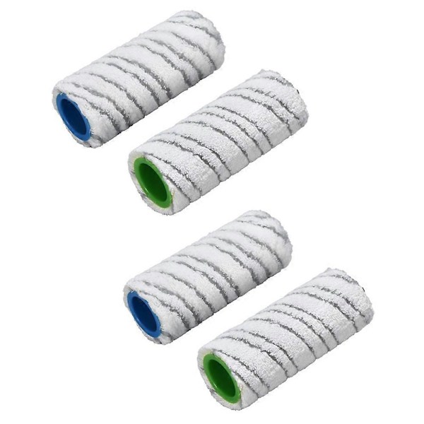 4 stk. stenrulleudskiftning 150X60MM hård gulvrenser til Karcher FC 7 Premium feje støvsuger C