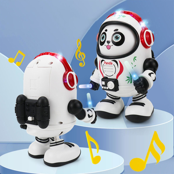 Elektrisk Dansende Robotleker, Kult Lysmusikk Gående Rompanda, Gaver Til Gutter Og Jenter