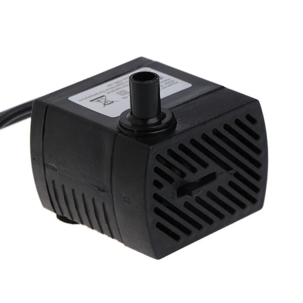 Mini Vandpumpe, Nedsænkbar, Stille med LED-lys til Akvarium, Springvand