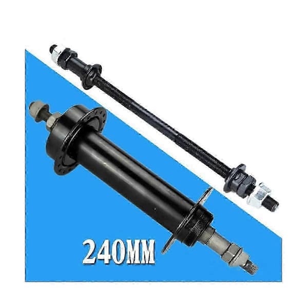 Förlängd 240mm Fatbike Bakaxel för Snö- & Mountainbikes - Solid Uppgraderingsaxel