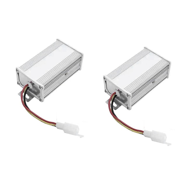 2x Elektronisk Transformer DC 36v 48v 60v 72v Til 12v 10a Elcykel Konverter Adapter Ned Tra