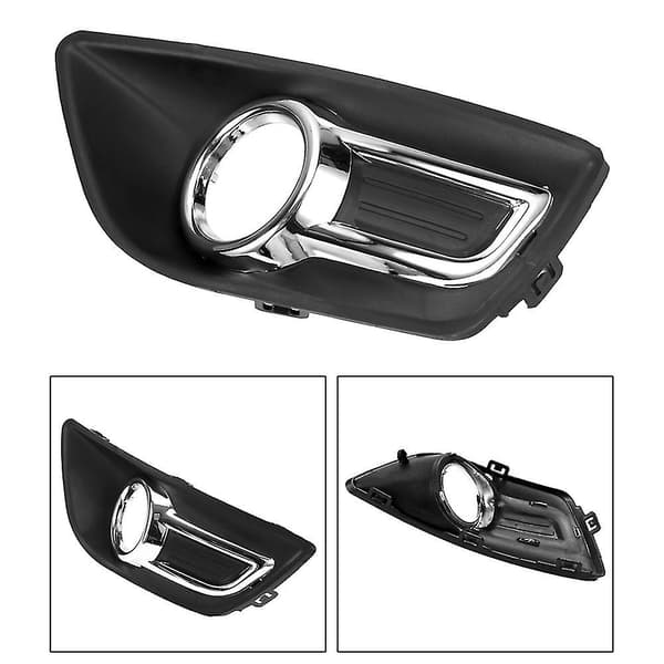 1 Par for C4 2008-2011 Krom Frontfanger Tåkelysdeksel Front Tåkelysramme