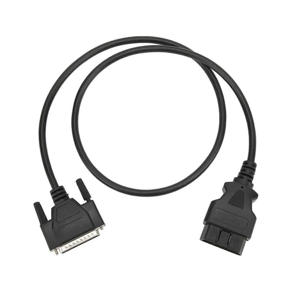Diagnostisk OBD2 Hann til DB25 Hann Kabeladapter 16Pin 102cm/40in Erstatning for SBB V33 Nøkkelprogrammerer