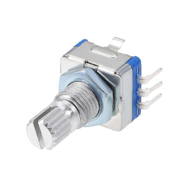 360 Graders Rotary Encoder Kode Switch Digital Potentiometer EC11 5 Ben 15mm Aksel 10 stk