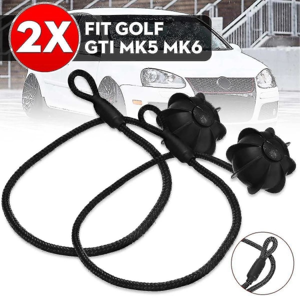 2x Hatch Parcel Shelf String Cord Tonneau Cover Strap Tailgate Trunk(haoyi) A