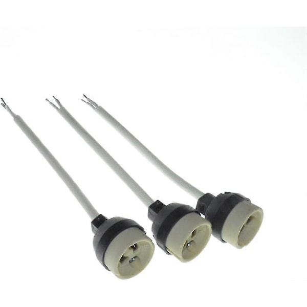 10x GU10 Pærekontakter lampetilkobling for nedfelt belysning lampebase og spotlights LED-pære
