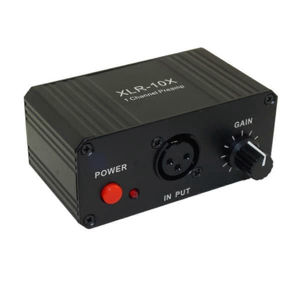XLR-10X 1-kanals XLR-interface Balanceret Lydforstærker NE5532 Dynamisk Mikrofonforforstærker