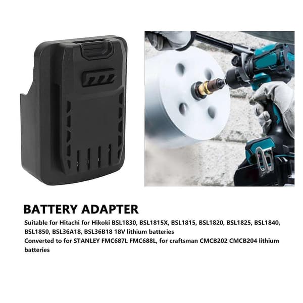 2025 Seneste Model Batteriadapter Professionelt Elværktøj Lithiumbatteri