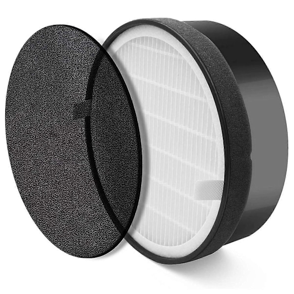Erstatningsfilter for Levoit Luftrenser LV-H132, Ekte HEPA og Aktivert Kullfilter