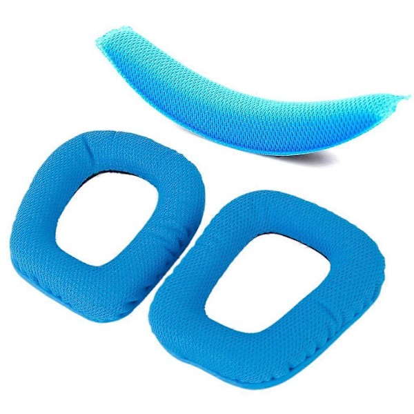 Blå Erstatningshodebøylepute Hodebøyleputer Ørepute for Logitech G430 G930