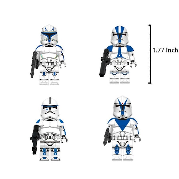 12 stk./sæt 501st Legion ARC Troopers Minifigurer Byggeklodser Legetøj