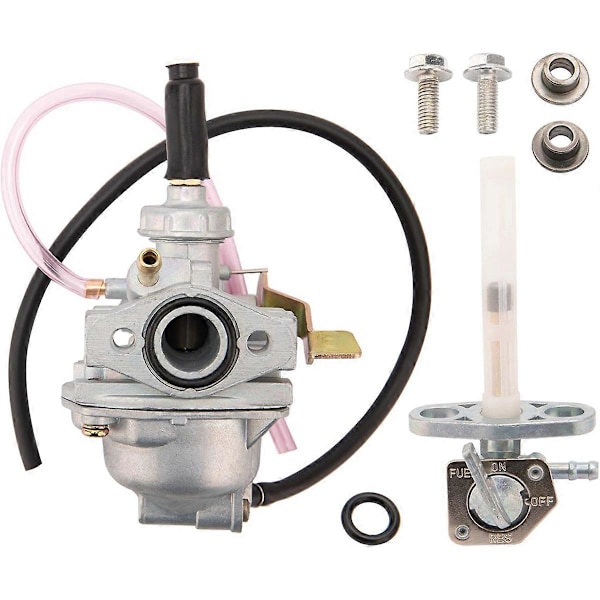 Förgasarkit för CRF50 CRF50F XR50 Z50 CRF 50 XR 50R Z50R, med 16950-GCF-671 Bränsleventil Petcock