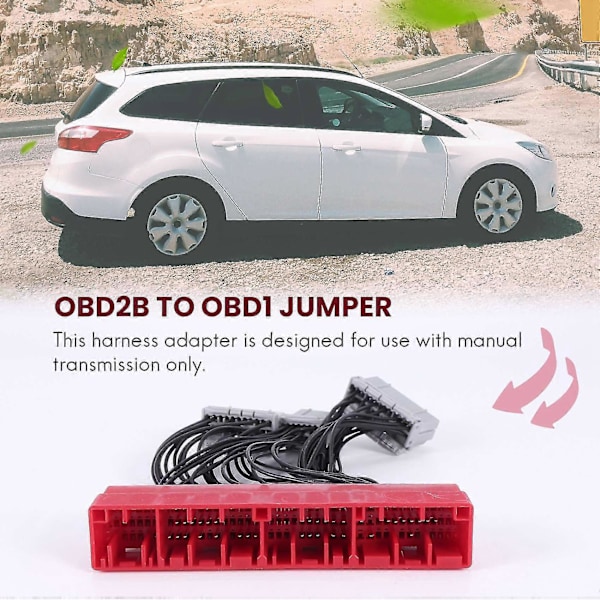 Obd2b Till Obd1 Ecu Konverteringskabel Adapter För 1999-2000