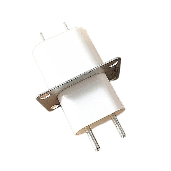 Hjemmeelektronisk Mikrobølgeovn Magnetron Filament 4-polet Stikkontakt Konverter Hvid Hfmqv
