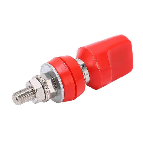 Högkvalitativ J.50019 (1) 4mm mässingsterminal M6 högströmsplint flat