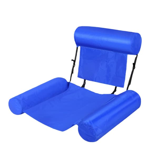 Oppblåsbar lenestol - Vannfritidsstol/flytende sofa - Kongeblå - 120 x 100 cm