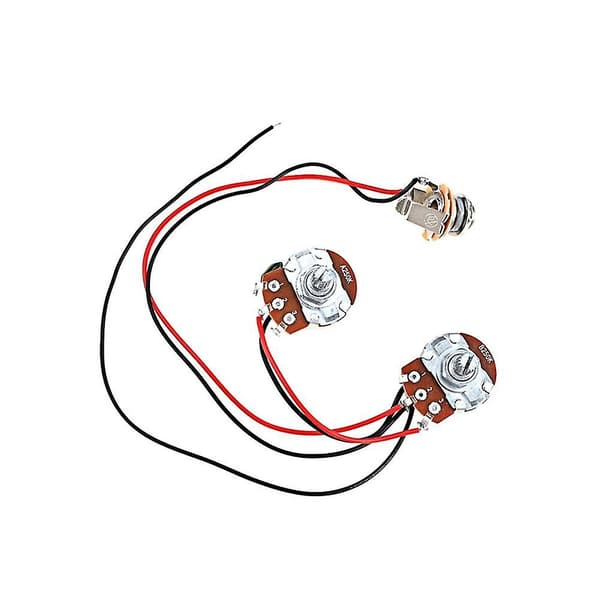 1 Set Kabelhärva 250k 1v1t Jack För Precision Elektriska Delar