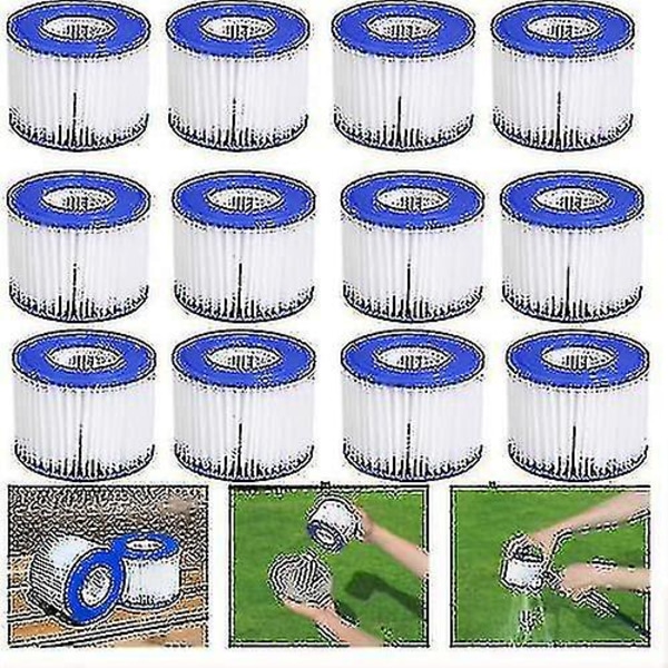 Kompatibla Lay-z-spa filter Vi Carter Reed badtunna pool helt ny 6 st