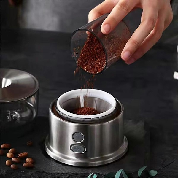 Bærbar USB-opladning Mini Automatisk Kaffemaskine, Kompakt Rejsekaffemaskine, Udendørs Rejsekaffe