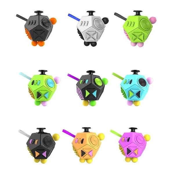 Stuff Certified® Fidget Cube 6 Sider - Fidget Anti Stress Leke Tre