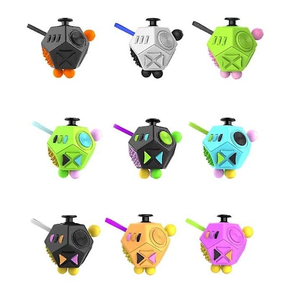 Stuff Certified® Fidget Cube 6 Sidor - Fidget Anti Stress Leksak Trä