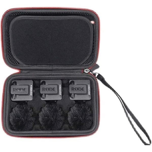 Hard Carry Case for Rode Wireless Go II/Rode Wireless Go Compact trådløst mikrofonsett
