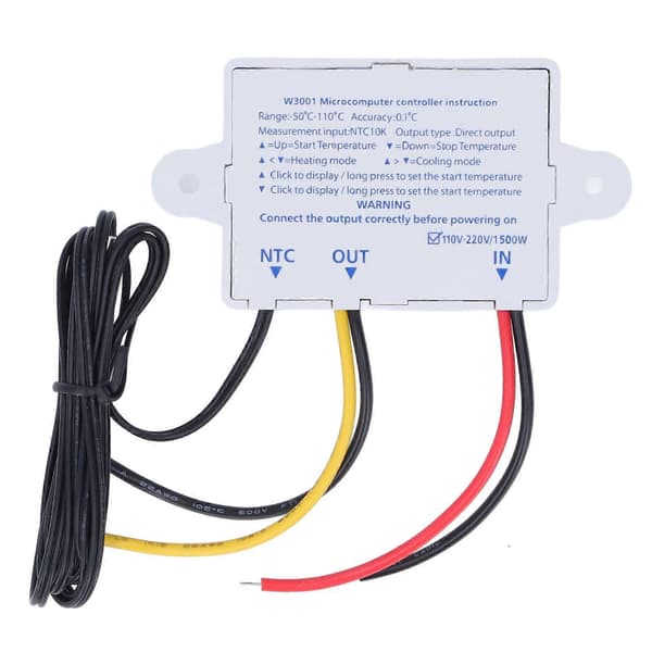 Högkvalitativ 4st XH-W3001 Digital Termostat Temperatur Switch Microdator