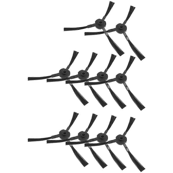 10-pak Erstatningssidebørste til Ilife V3 V5 A6 A4 A4S Robotstøvsuger