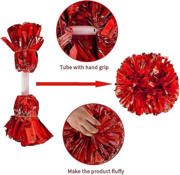 4 st Cheerleading Pom